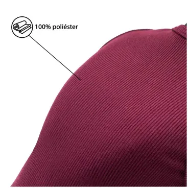 Regata Canelada Roxa Fabrica Pet Poliester